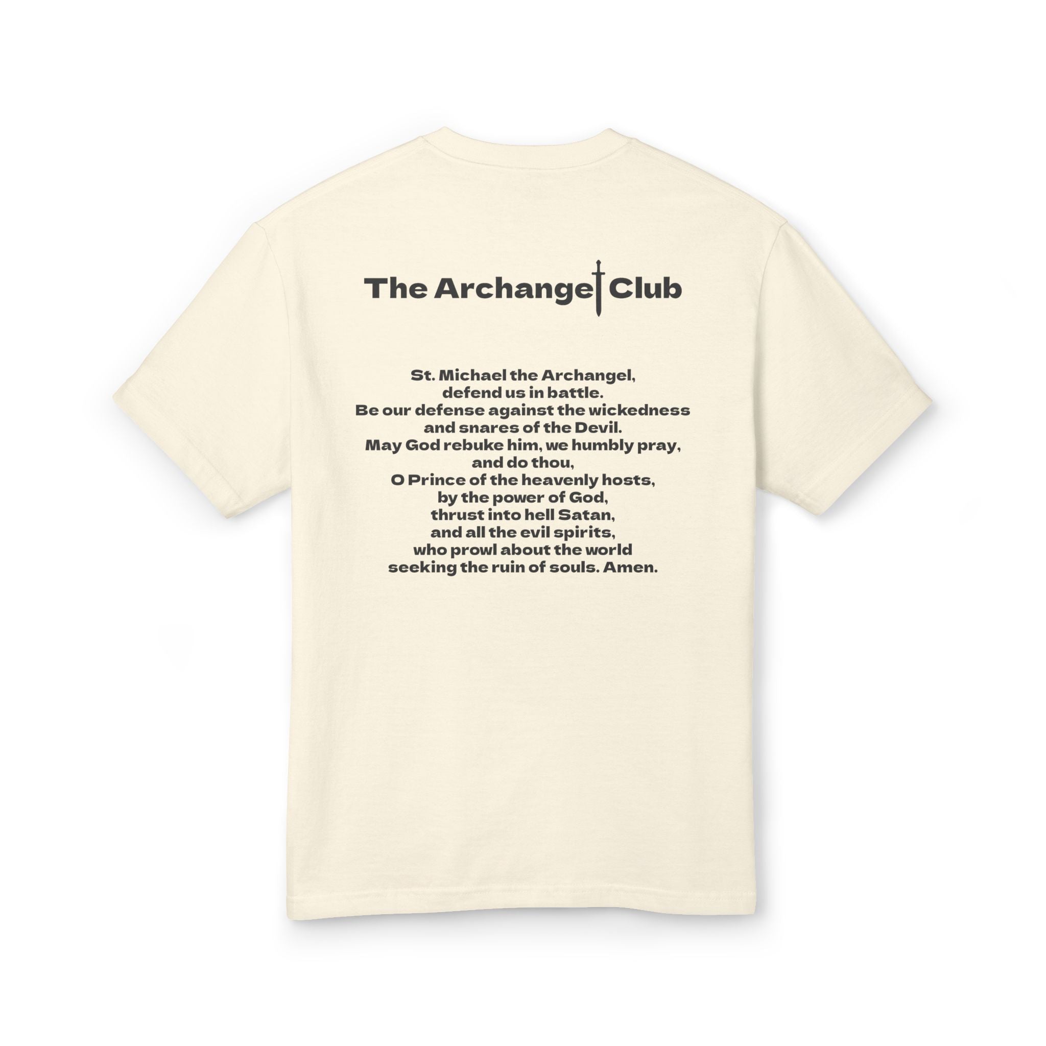 The Archangel Club Prayer Tee